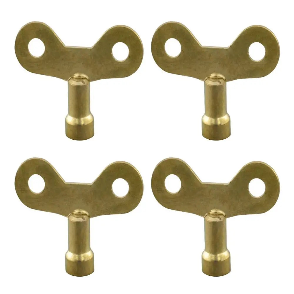 4PCS Switch Use Outdoor Water Tap Key Bleeding Key Faucet Key Radiator Plumbing Bleed Venting Air Valve