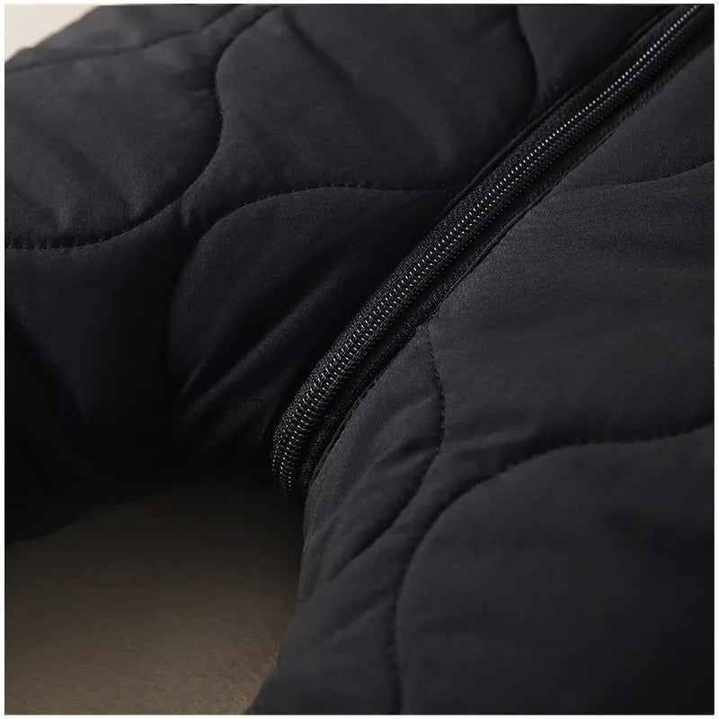 0-3Y Newborn Baby Bodysuit Children's Down Cotton Jacket Bear Ear Velvet Plush Jumpsuit Thick Rompers Baby Boys Girls Bodysuits