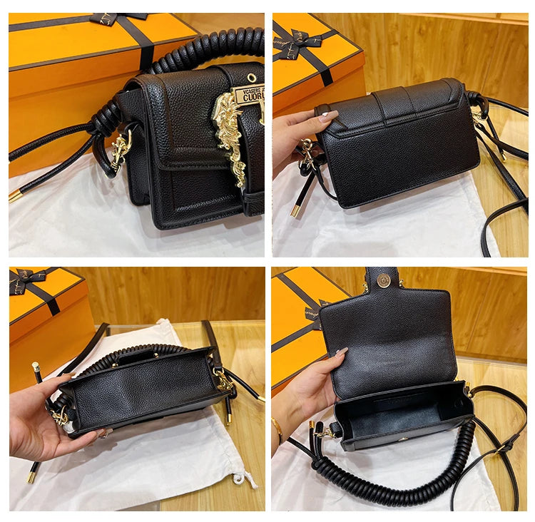 Premium Designer Women's Messenger Bag - Genuine Leather Tote Handbag For Daily Use & Special Occasions