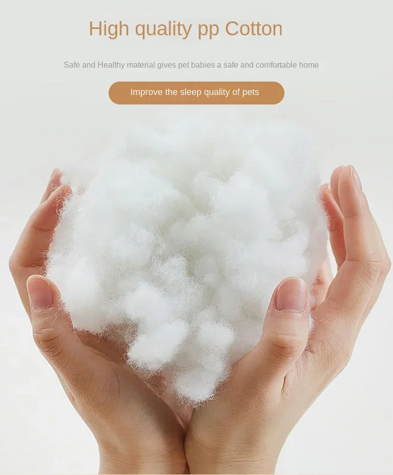 سرير قطط مخملي ناعم مناسب للخريف والشتاء وسرير للحيوانات الأليفة، عش قطط مخملي دافئ وبارد في الشتاء، عش قطط صدفي شبه مغلق