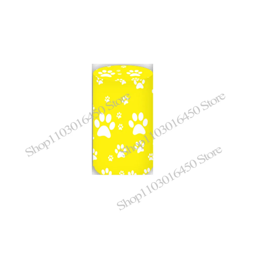 The Paw Patrol Round Backdrop Elastic Circle Colorful Baby Shower For Kids Birthday Party Background Cylinder Decoration Props