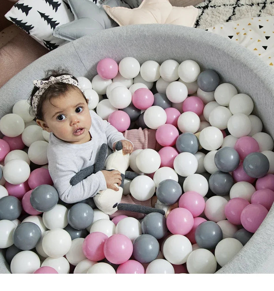Eco-Friendly Colorful Ball Soft Plastic Pool Ball Funny Baby Kid Swim Pit Toy Thicken Balls Play House Outdoors Tents Kids Toys