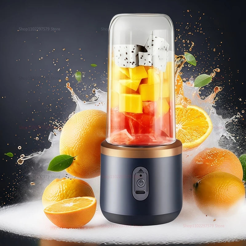 Household Multifunction Juice Blender Fresh Juice Smoothie Blender 6 Blades Portable Fruit Juicer Food Milkshake Juice Maker