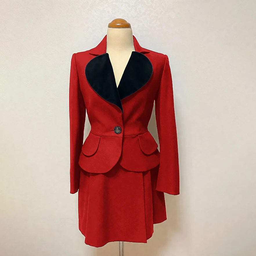 Costume 2 pièces personnalisé slim sweet