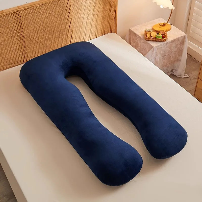 Pregnancy Pillow Back Support Pillow for Pregnant Women Multi-functional U-shape Pillow Full Body Pillow Bedding Long Pillow