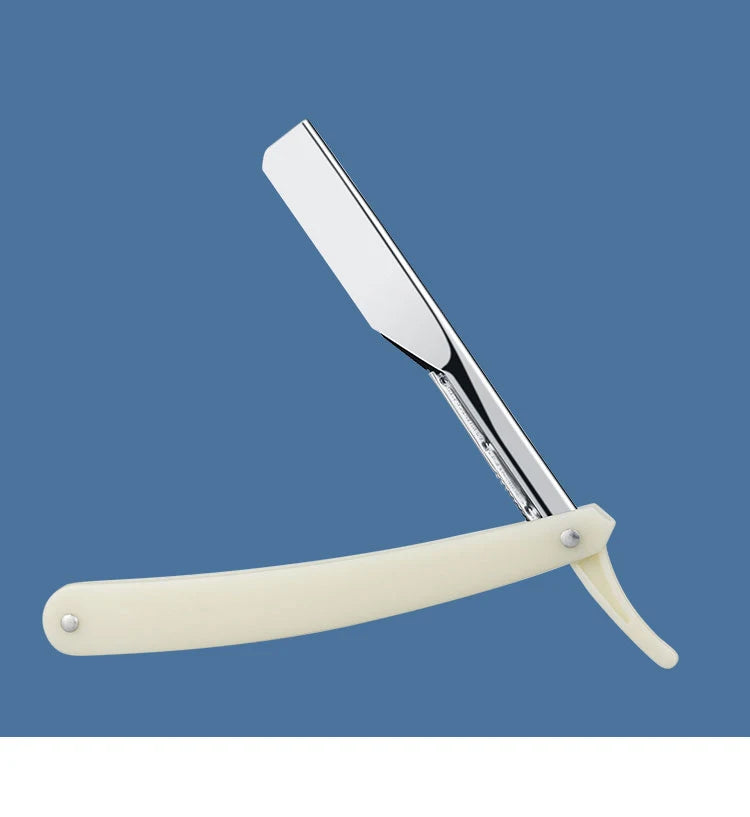 Rasoir de barbier coupe de cheveux barbe sourcils rasage outils dépilation manuelle rasoirs à bords droits