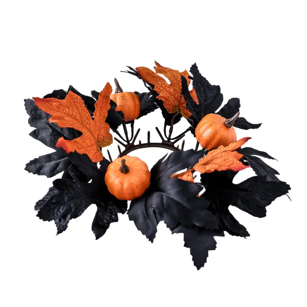 Berry Harvest Wreath Exquisite Workmanship Autumn Floral Wreath Maple Pumpkin Wreath High Quality Thanksgiving Day Decoration