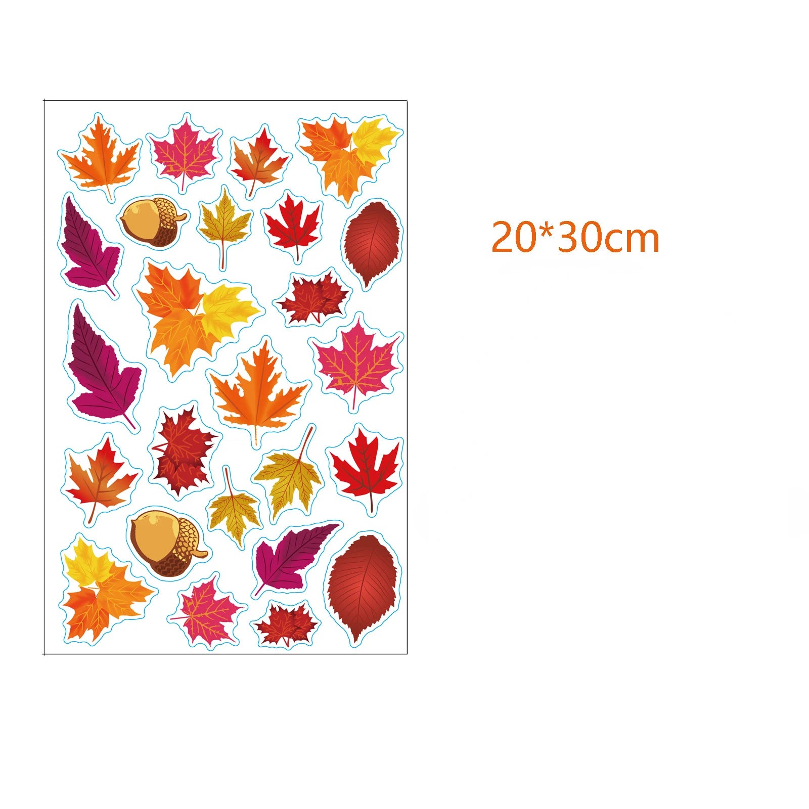 Autumn Window Clings for Glass  Autumn Clings for Windows Fall Window Stickers Thanksgiving Autumn for Home Office Decorations