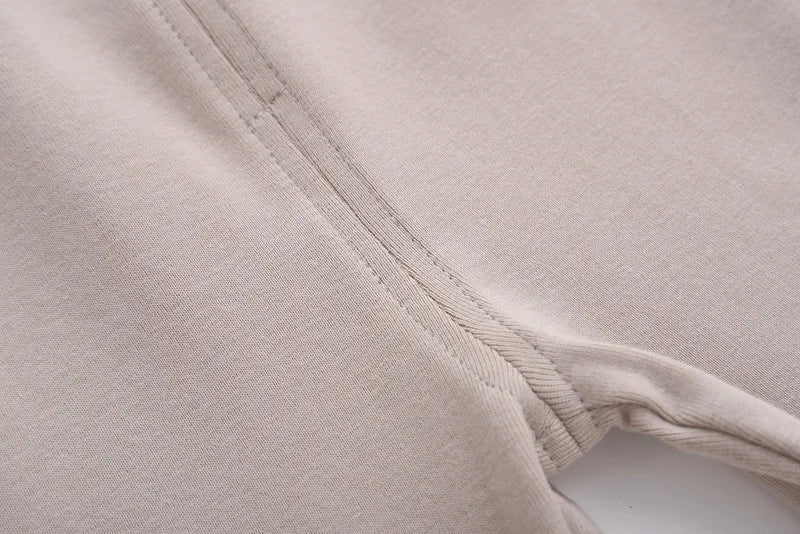 Newborn Baby Pants Boy Girl Cotton Leggings 0 To 12 Months Spring and Autumn High Waist Solid Color Foot Binding Trousers