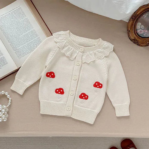2025 New Autumn 0-3Yrs Children Clothes Suit Long Sleeved Knitted Pullover Sweater+PP Shorts Toddler Baby Girl Clothes Set
