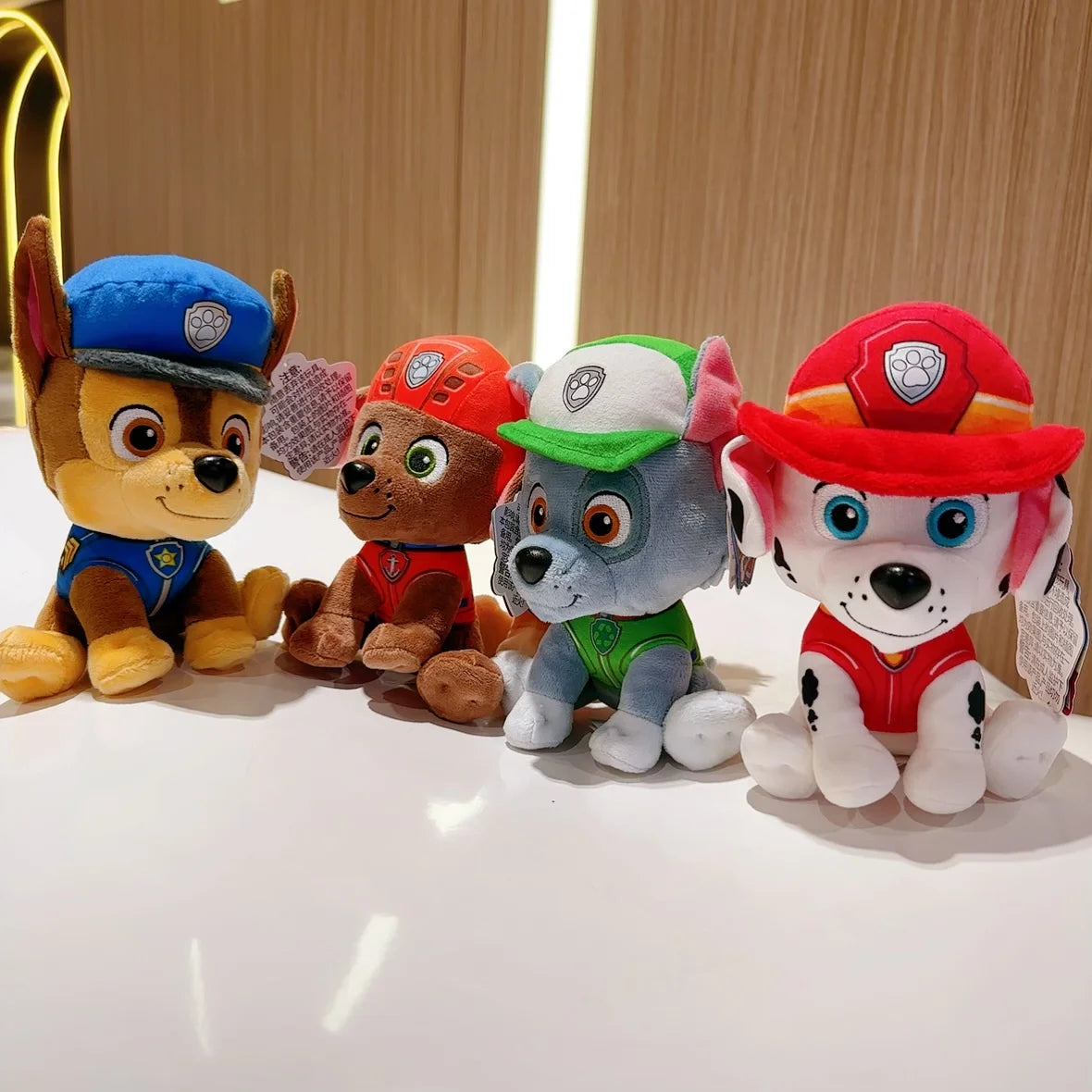 Original Paw Patrol 15.2cm 6'' Chase Skye Everest Tracker Cat Anime Plush Doll patrouille birthday Gift Children Toy