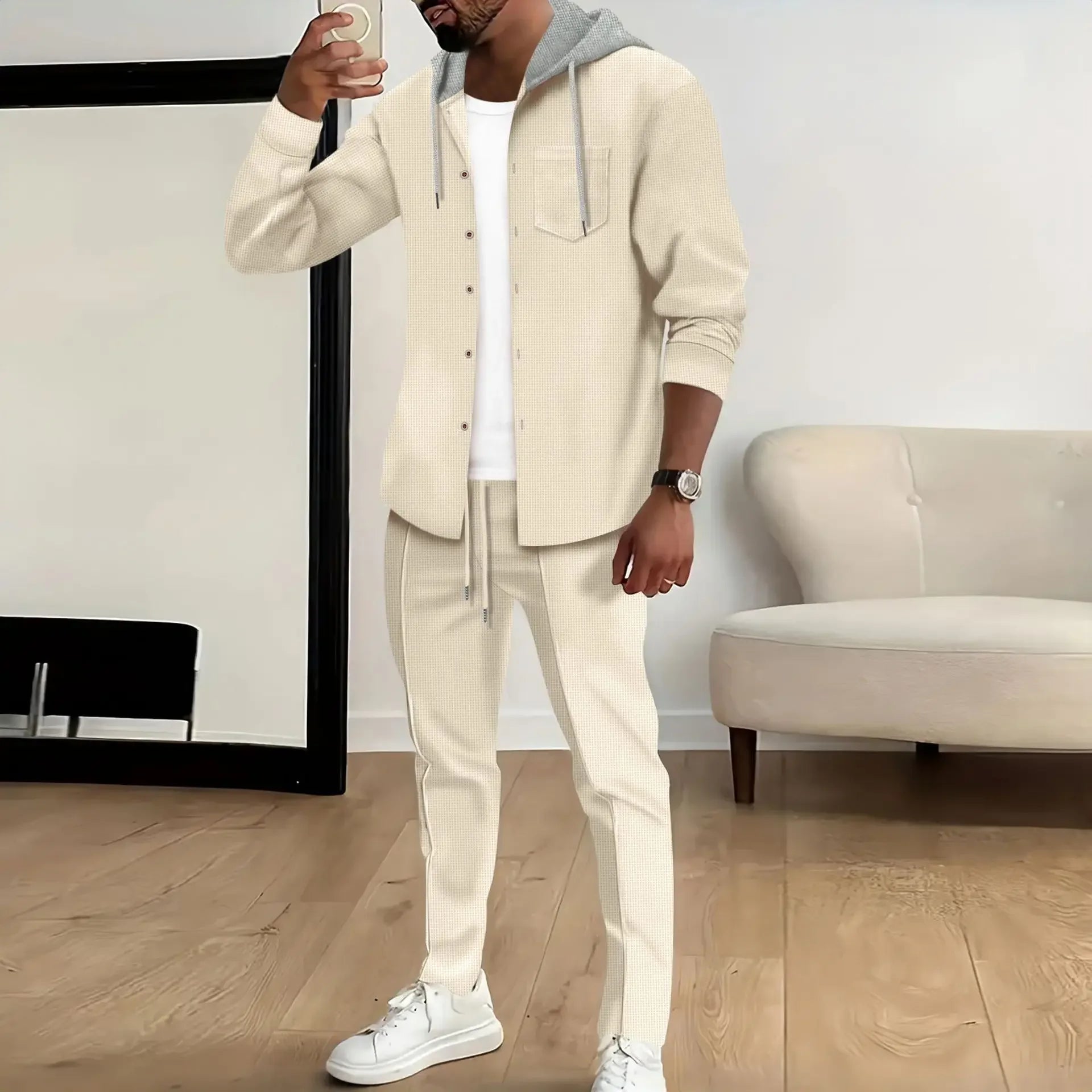 Ensemble décontracté à capuche Printemps/Automne