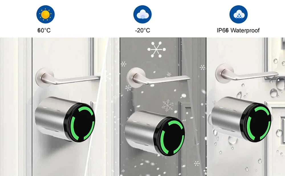 IP67 Waterproof Euro TTlock Control Smart Door Lock Cylinder TTLock App Control Anti-Drill Remote Access Electronic Lock