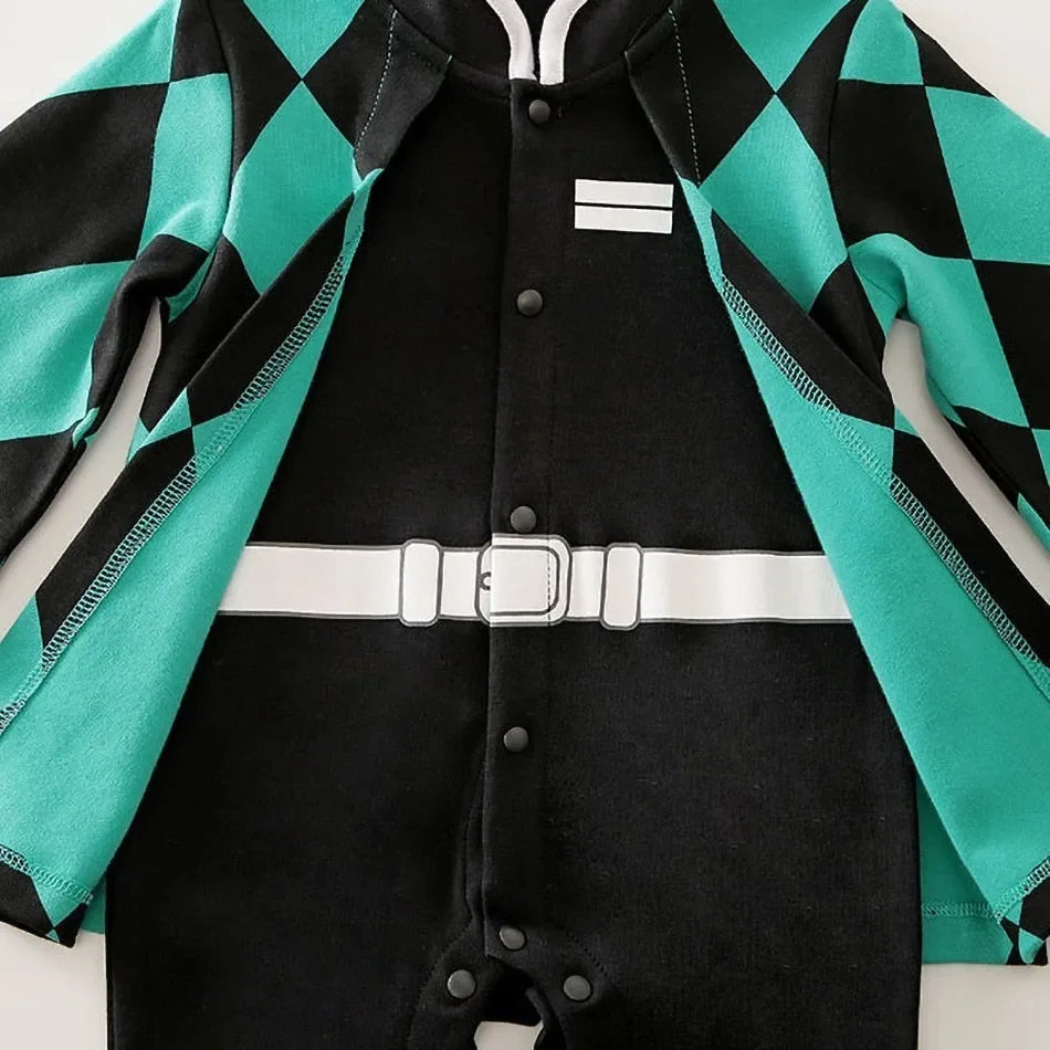 0-18 Months Anime Baby Rompers Newborn Cosplay Costume Infant Cotton Clothes Boys Girls Kids Outfit