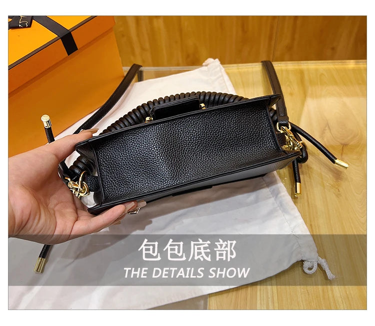 Premium Designer Women's Messenger Bag - Genuine Leather Tote Handbag For Daily Use & Special Occasions