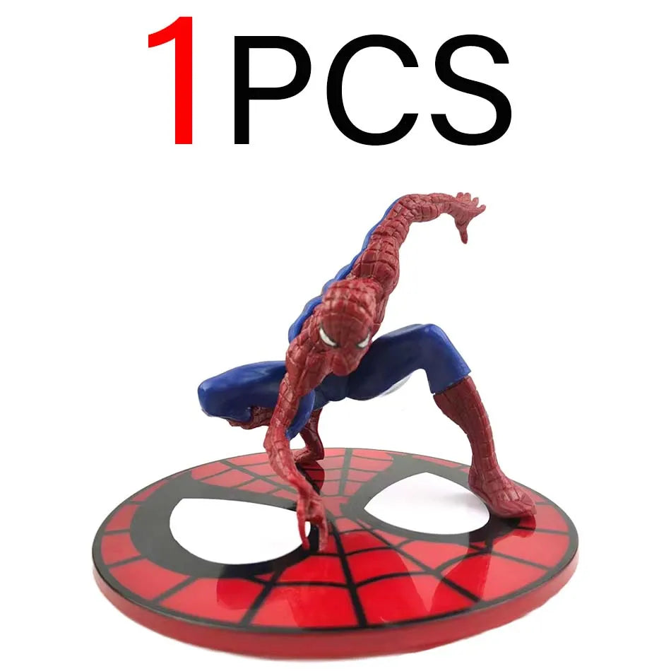 2025 New Marvels Comics IronMans Spidermans Venoms Handmade Model PVC Material Animations Decoration Children's Birthday Gifts