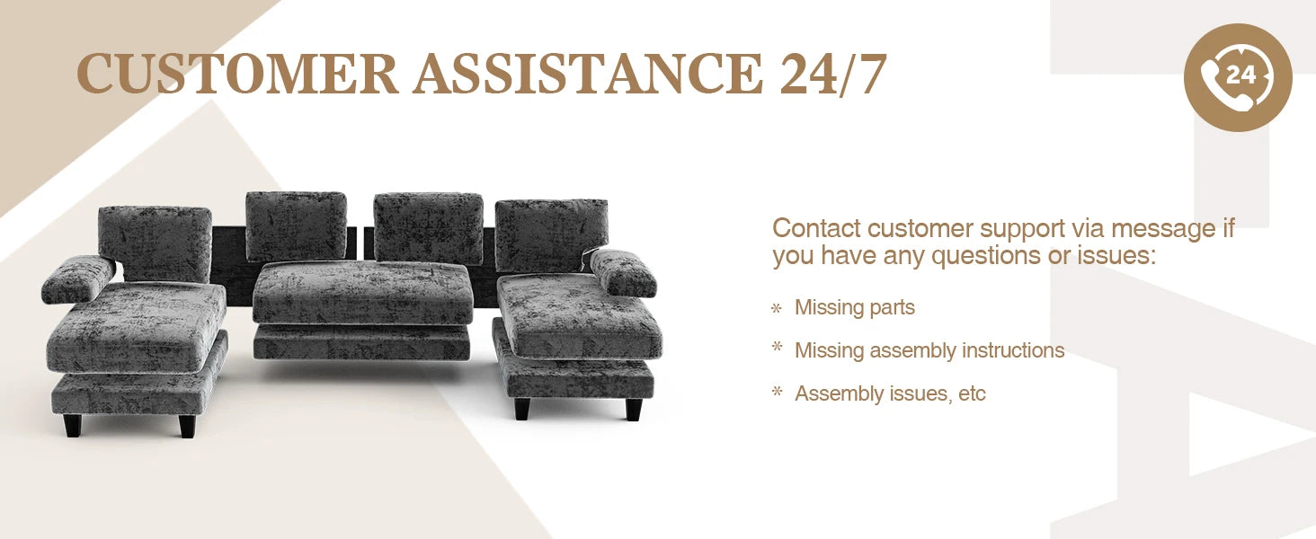 Canapé de salon en forme de U, canapé inclinable double modulaire de 111 pouces, grand canapé de loisirs pour appartement, gris