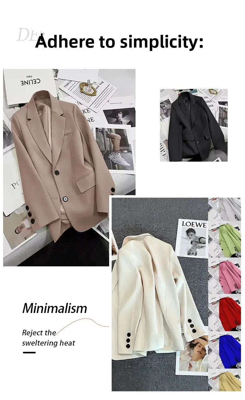 Veste a simple boutonnage slim fit élégant