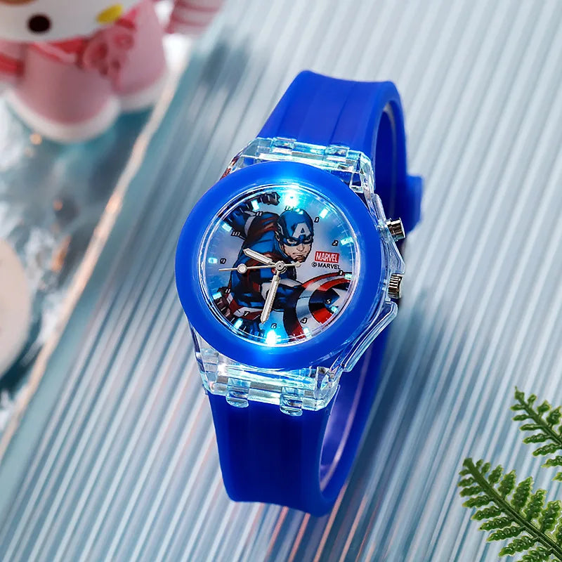 Spider Watch  Kids Luminous Watch Cute Silicone Colorful Lights Watch Gifts for Girls Kids Watches