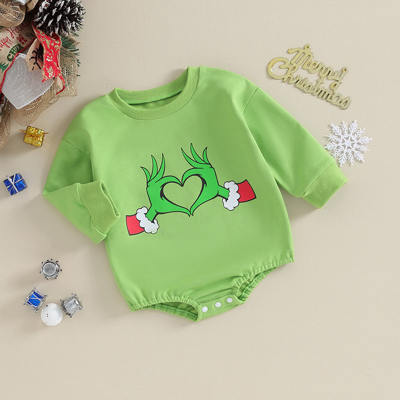 ma&baby 3-18M Christmas Newborn Infant Baby Girls Boys Rompers Long Sleeve Print Jumpsuit Xmas Costumes D05