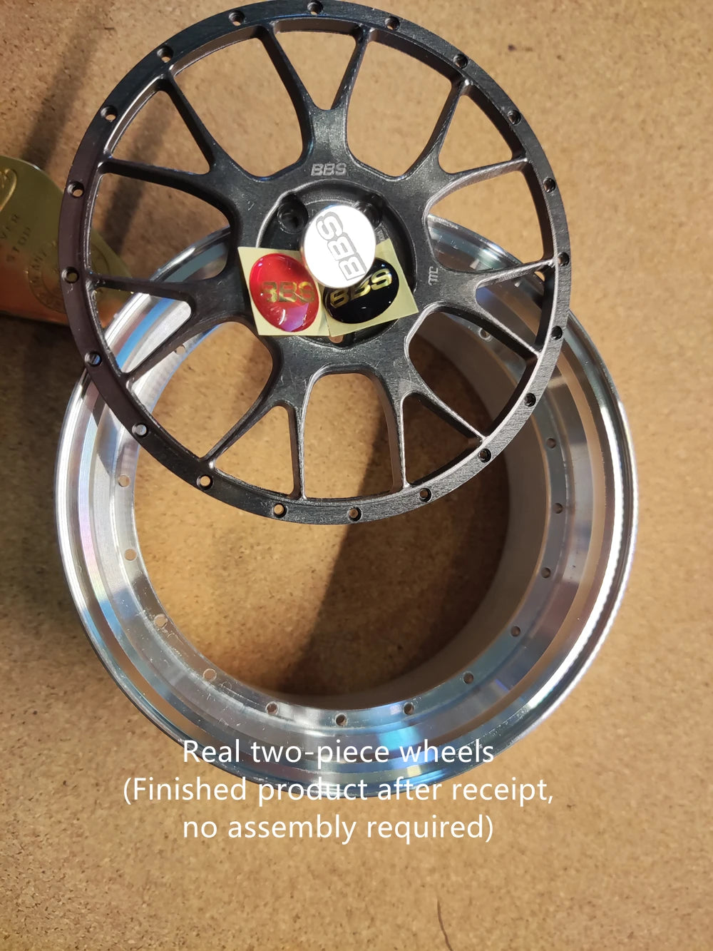 1/5 Car Model Metal Forged Assemble Refitting Wheel Hub  Creative Desktop Display  Personalized  Modification Toys Gift