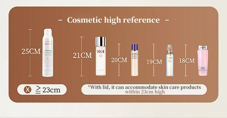 Desktop Cosmetic Storage Cabinet Large Capacity Drawer Makeup Organizer Box Luxury DustProof Perfume Lipstick Skincare Holder