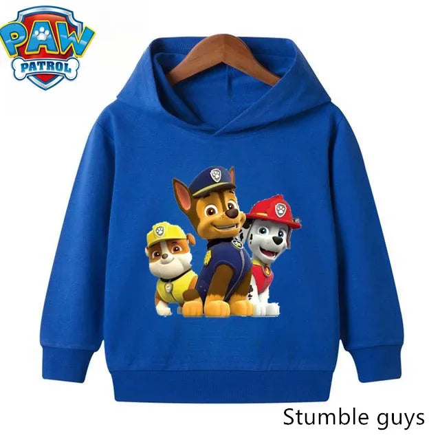 Paw Patrols Hoodie Kids Sweatshirt Cute Anime Hoodie Cashmere Boys Clothes Girls Tops Pokemoned Clothes
