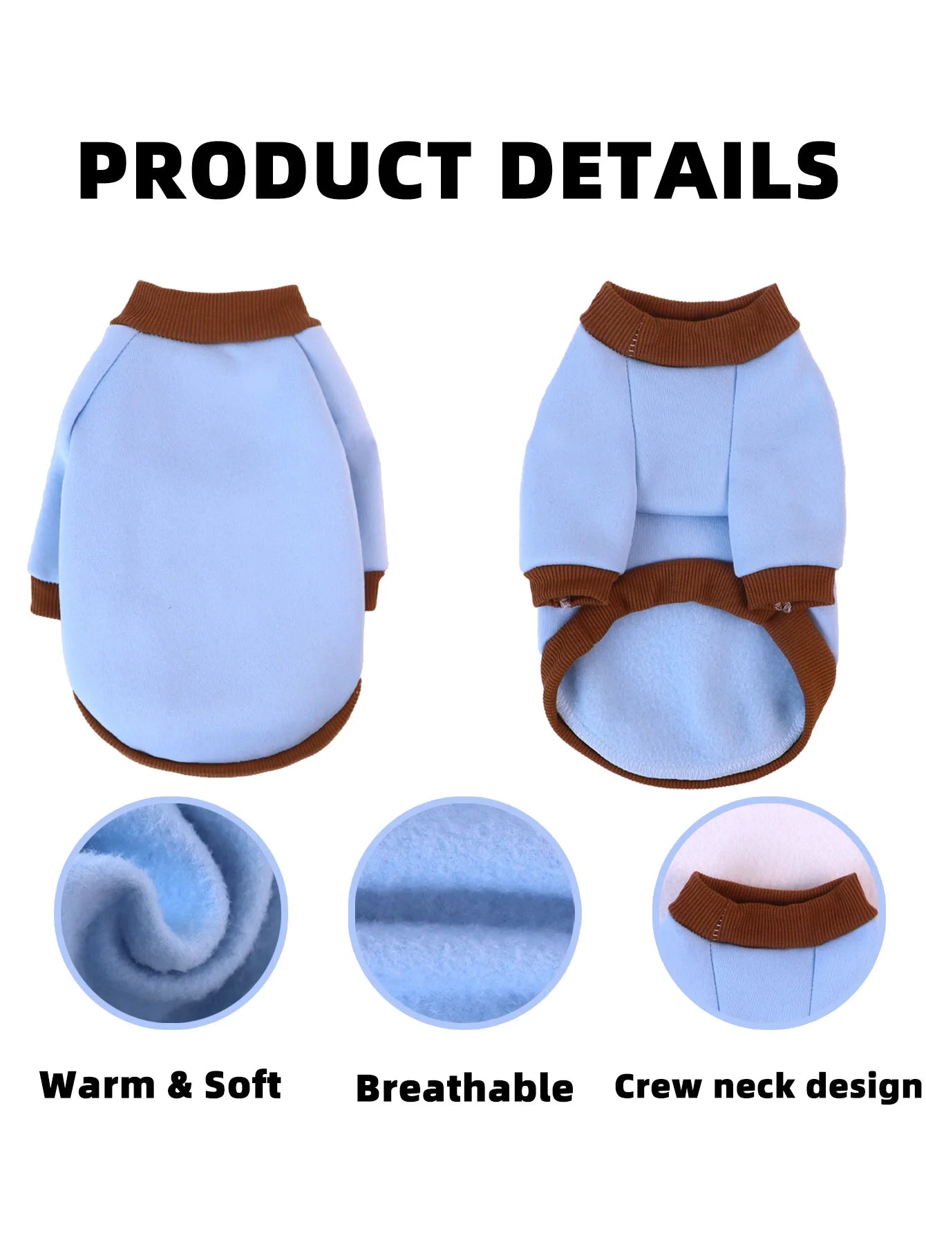 XS-3XL Pet Christmas Clothing, Cat & Dog Winter Warmth  Sweatshirt For Celebrating Christmas Party