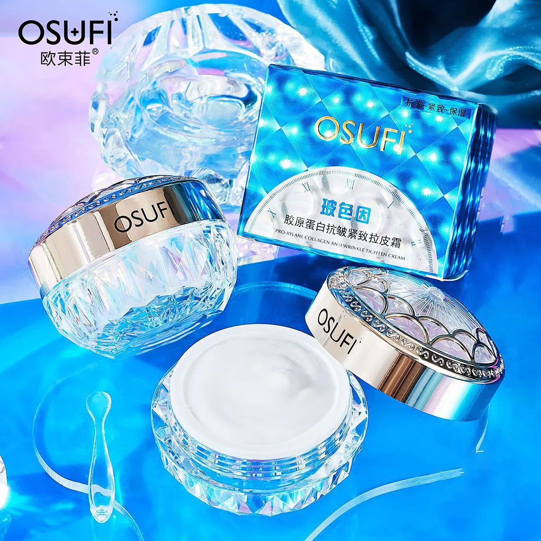 OSUFI Collagène Raffermissant Lifting Crème Rebondissante Lifting Beauté Crème pour le visage Crème pour les soins de la peau Réduire les ridules .