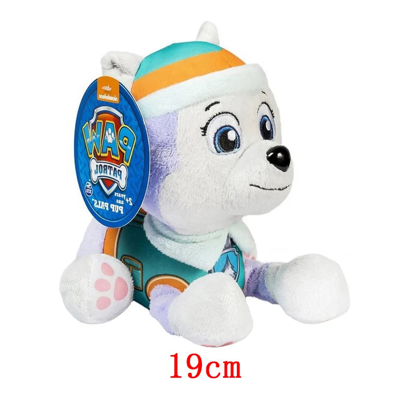 Paw patrol dog puppies toy plush doll puppy patrol toys doll Everest Patulla Canina action anime character children's toy gift