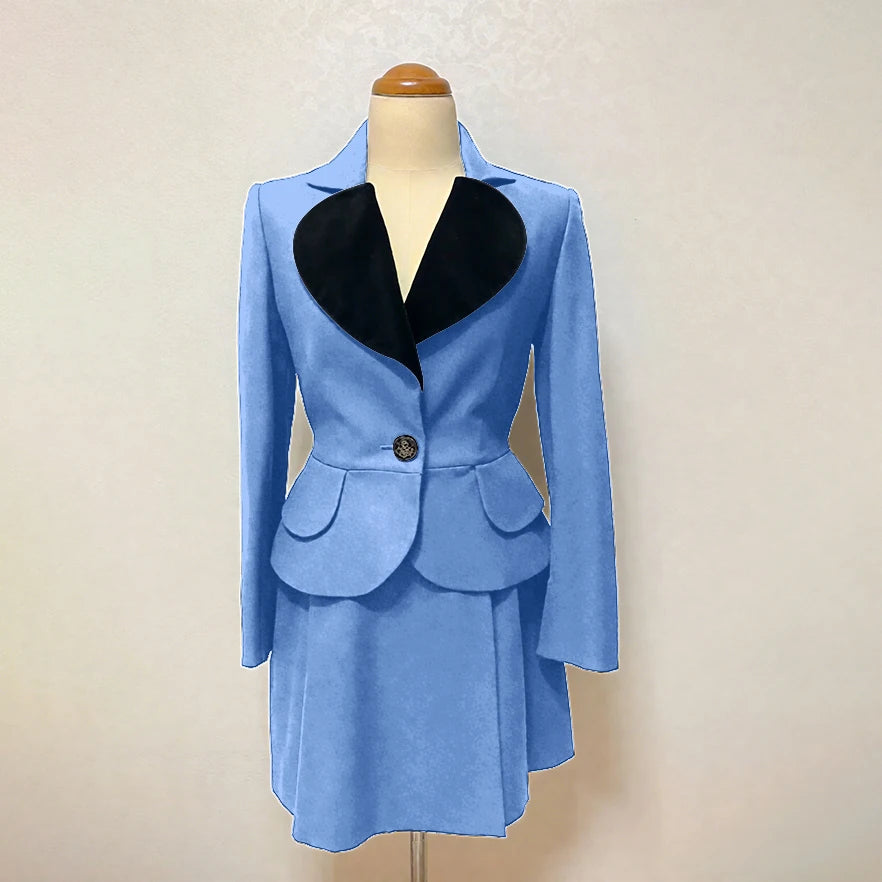 Costume 2 pièces personnalisé slim sweet