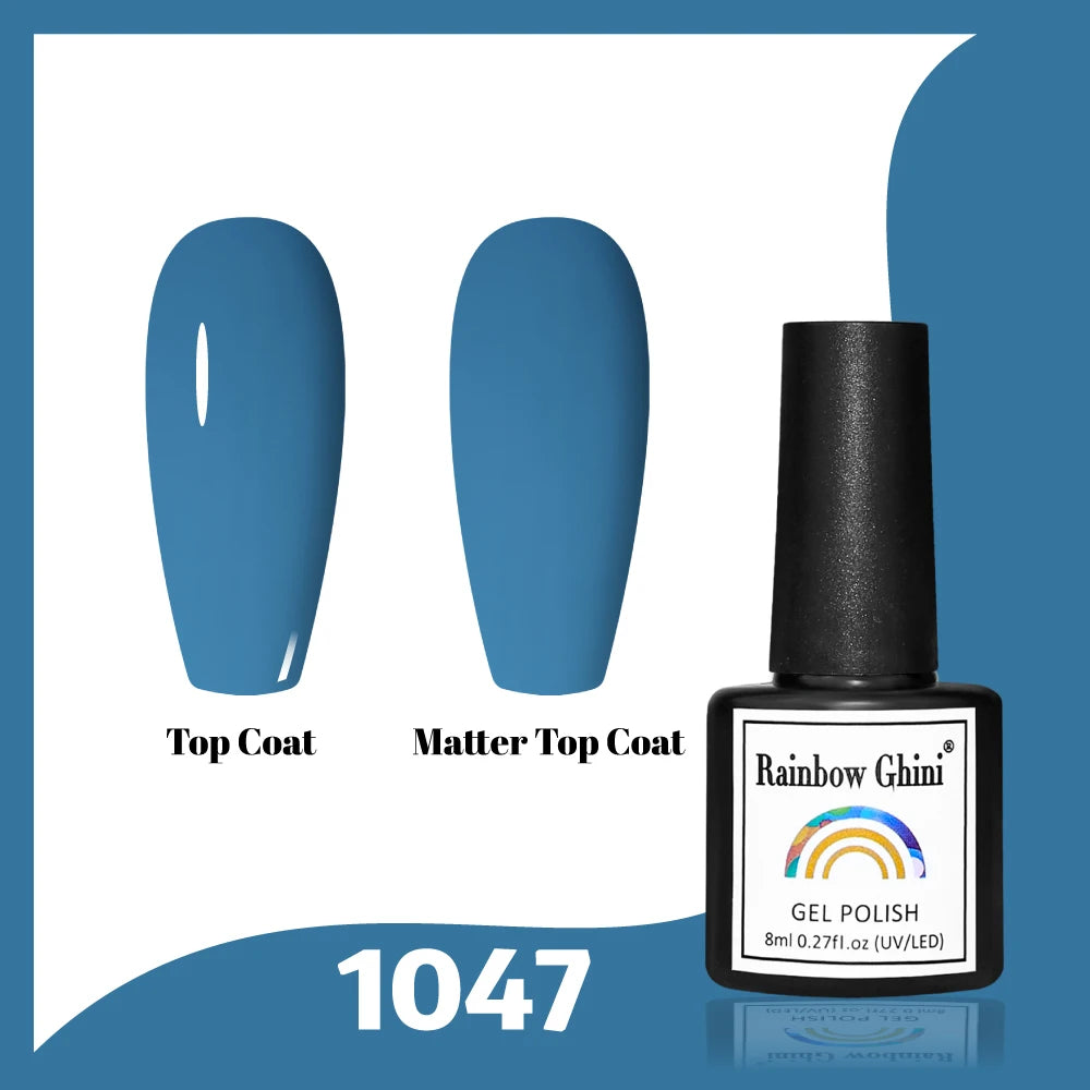 Gel Vernis à ongles semis permanents Paillettes 8Ml 150 couleurs