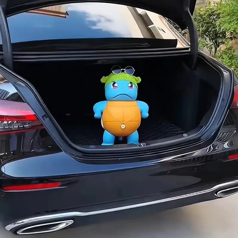 New Popular Toys Anime Will Spray Water Jenny Car Accessories Spray Water Big Size Proud And Cute Model Toys Car Squirtle Orname