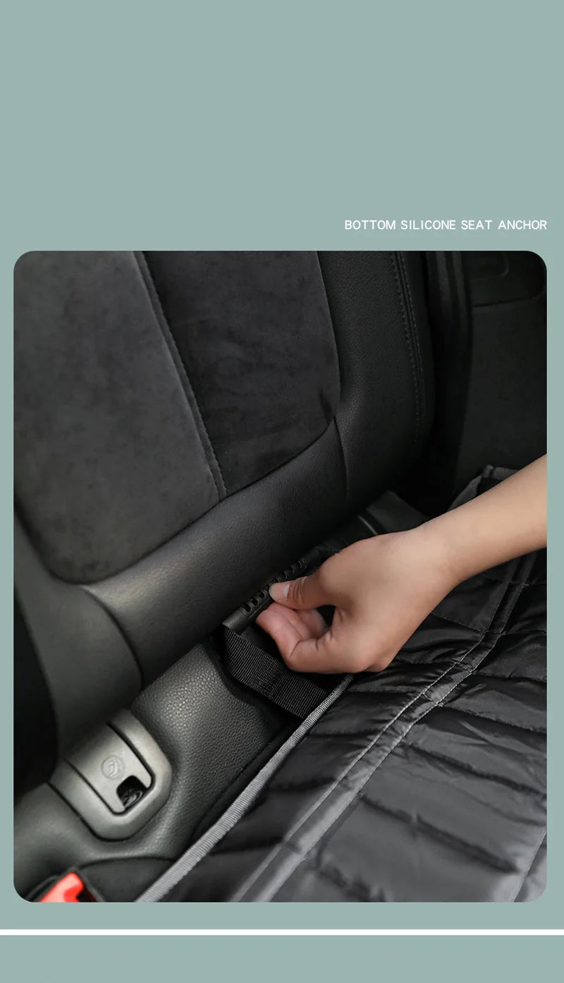 Dog Car Seat Cover Waterproof Pet Dog Carriers Travel Mat Hammock For Small Medium Large Dogs Car Rear Back Seat Safety Pad