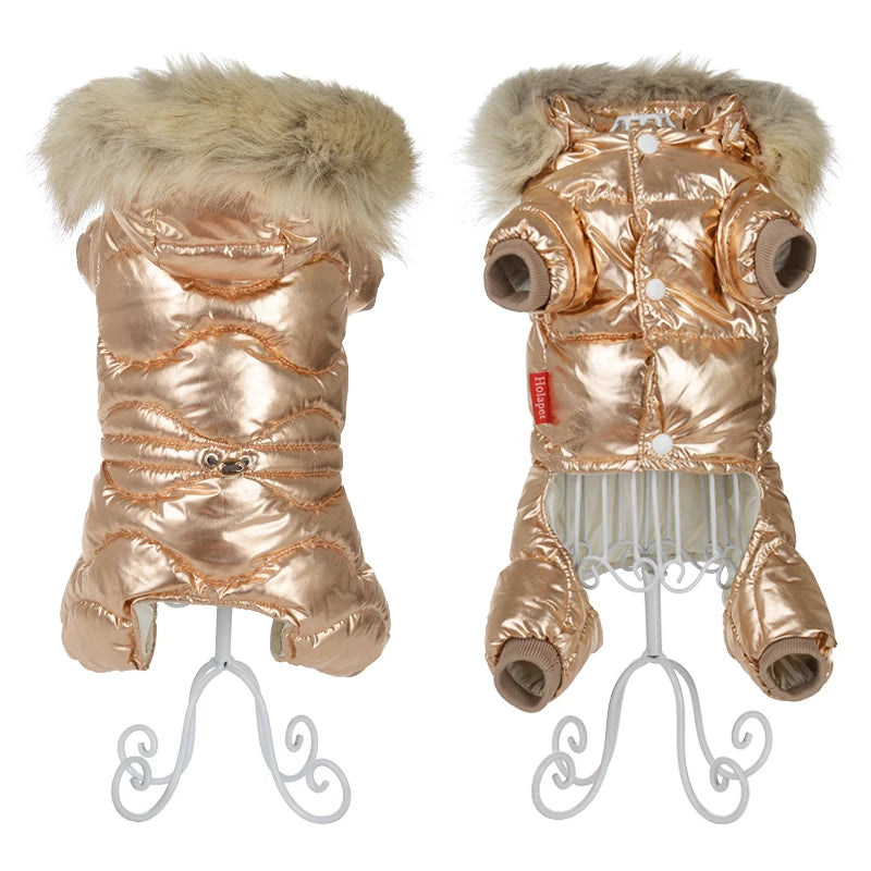 Dog Clothes for Small Medium Dogs Cat Thicken Fleece Warm Puppy Solid Jacket Coat Waterproof Yorkshire Pug Chihuahua Pet Outfits