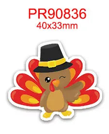 DIY Thanksgiving Day Printed Grosgrain Ribbon For Craft Supplies Sewing Accessories 5 Yards, Planar Resins 10 Pieces. 55780