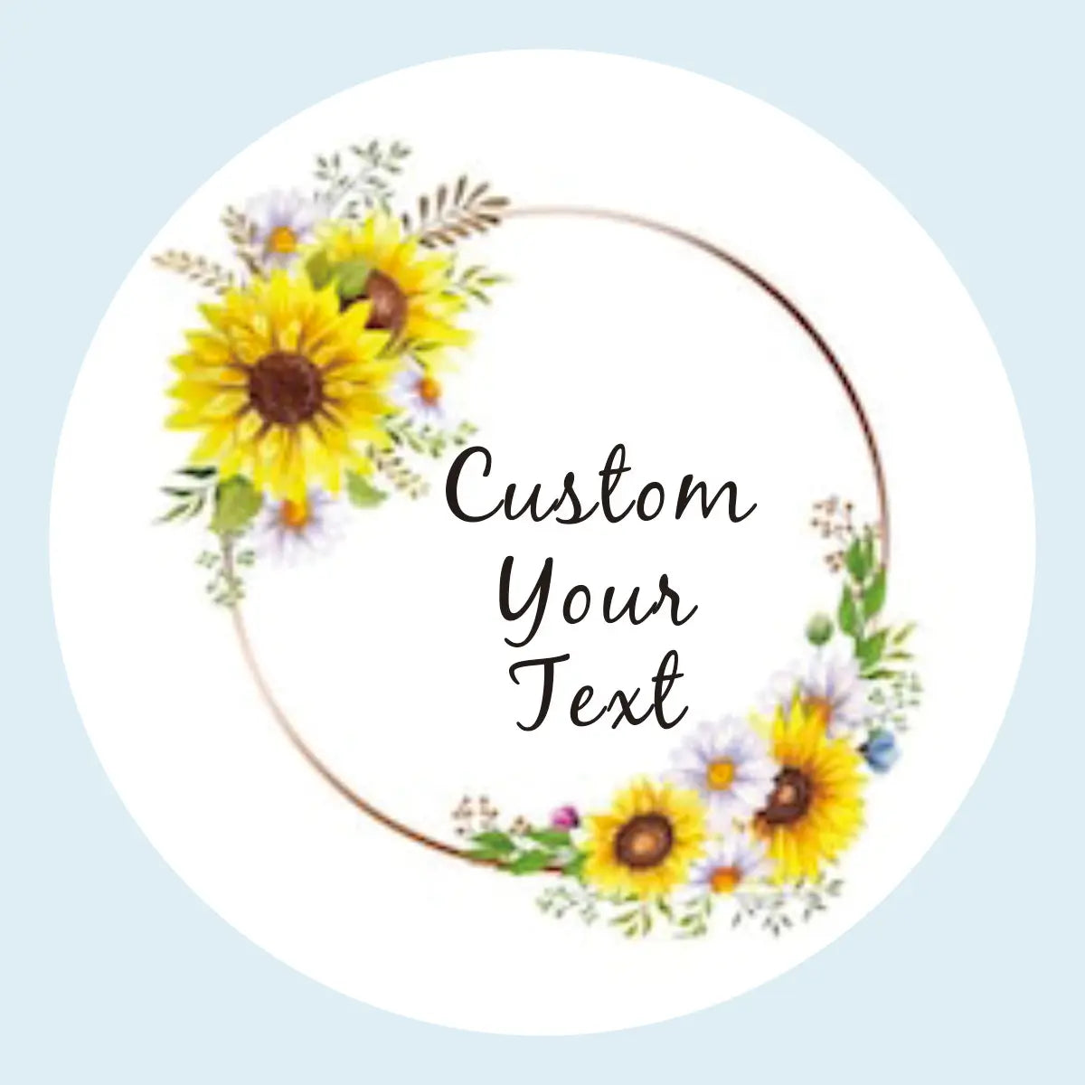 96 Pcs Personalized Round Circle Label Stickers Custom Name Date Thank You Stickers for Bridal Shower Party Favors