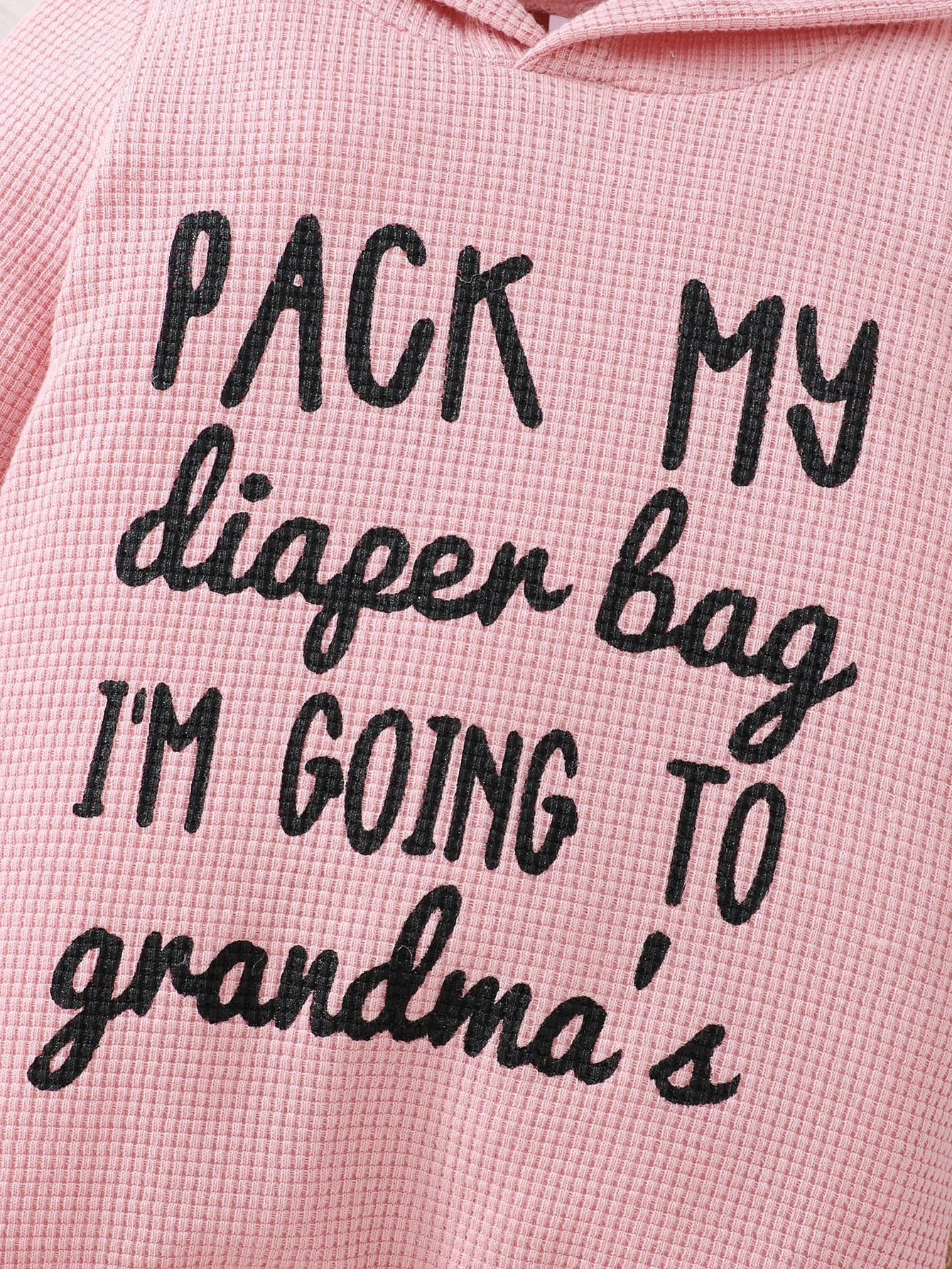 Girls Spring Autumn Casual Letter Print Hooded Romper Suit for Babies Comfortable All-in-One Clothing