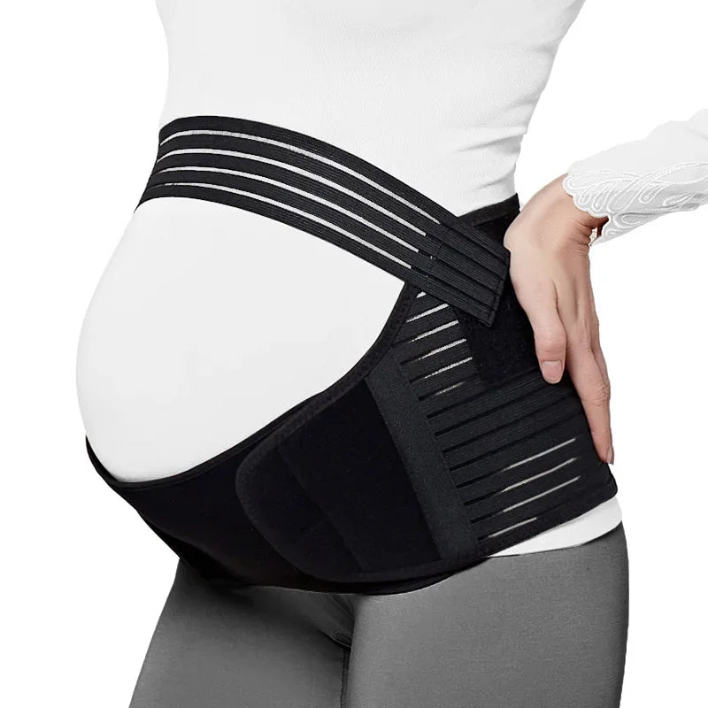 M/L/XLPregnant Women Support Belly Band Back Clothes Belt Adjustable Waist Care Maternity Abdomen Brace Protector Pregnant Women