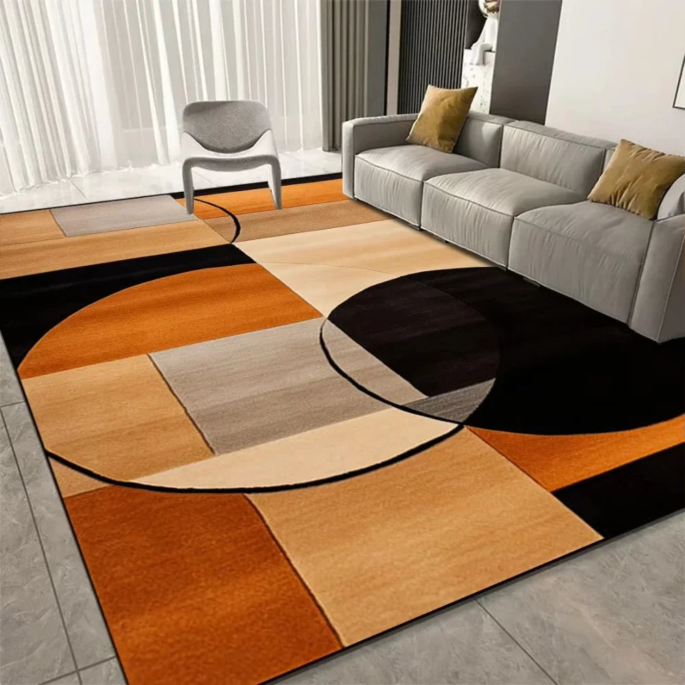 Luxury Geometric Carpets for Living Room Decor Sofa Large Area Home Rugs for Bedroom Soft Non-slip Mat for Kitchen Doormat