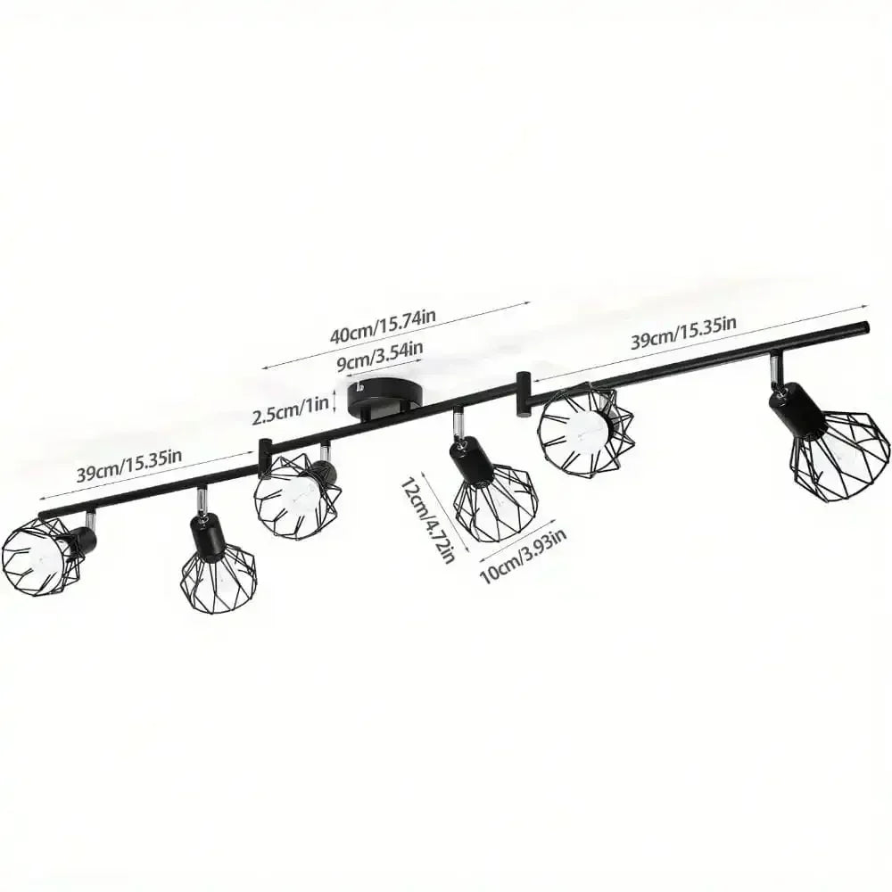 E14 Swivel Bar Spot Wall Lamp Ceiling Lamp Spots LED LED Wall Spot Lamp for Kitchen Living Room Bedroom