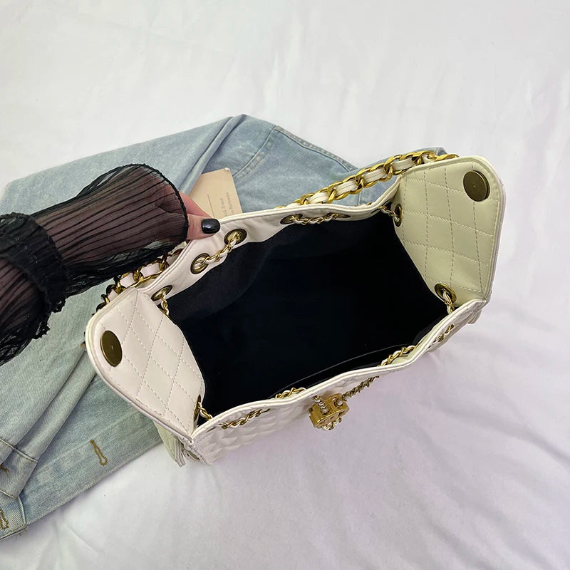 Luxury Messenger Bag For Ladies, Genuine Leather Shoulder Handbag Famous Designer Elegant Classic Women Style