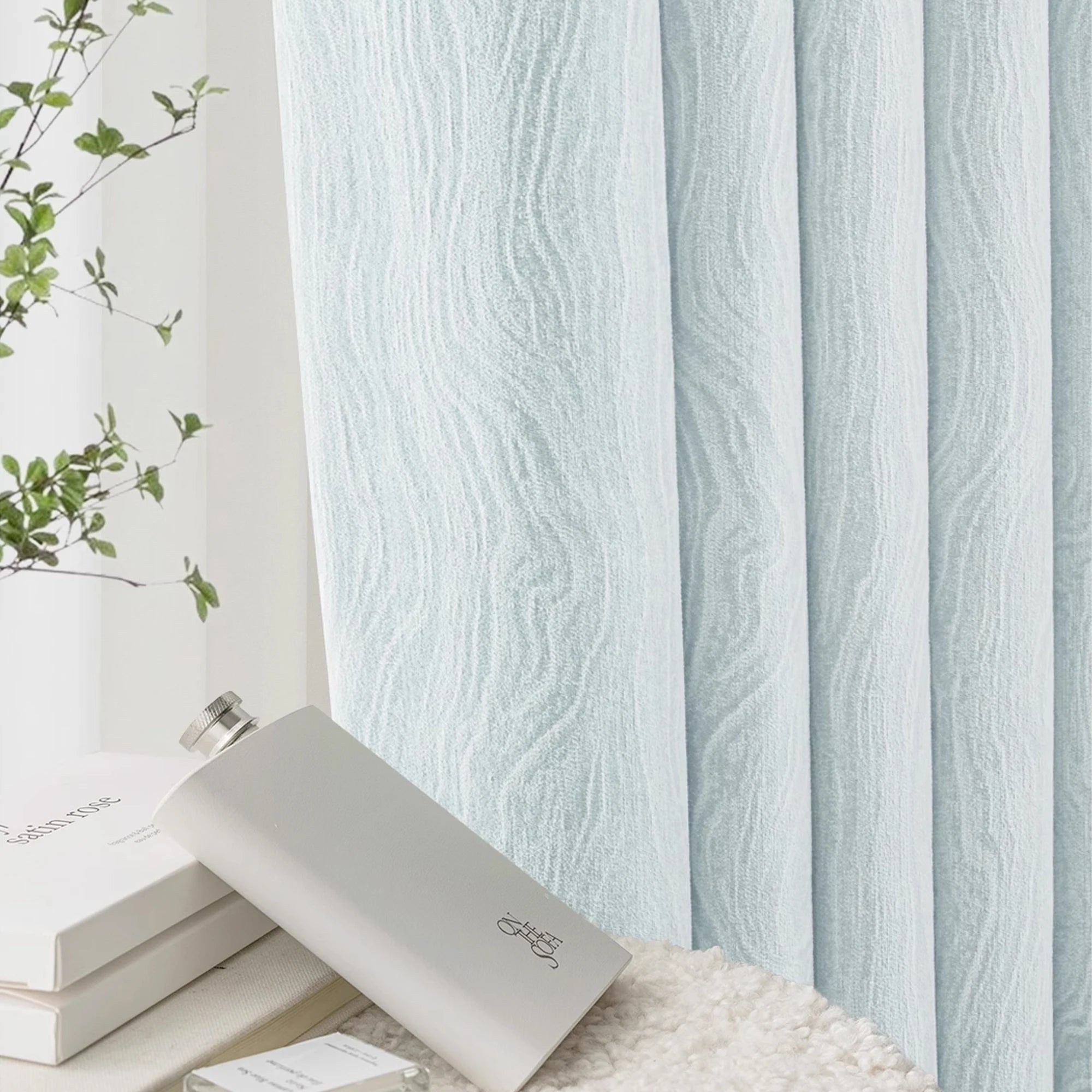 Modern Light Luxury Style High-end Texture Screen Curtain Window Screen Living Room Bedroom Balcony Light-transmitting