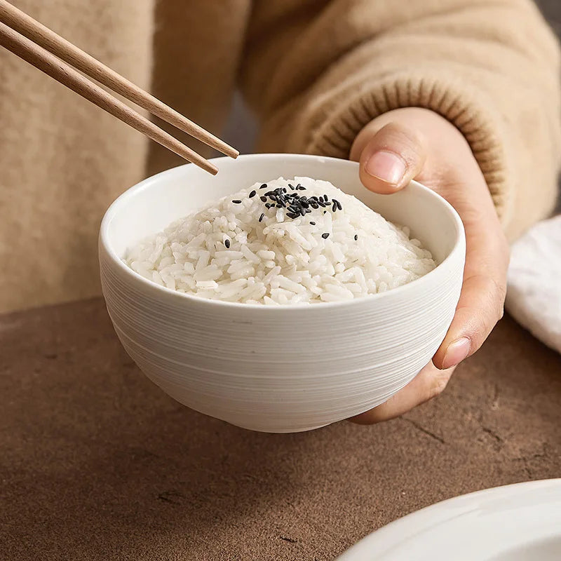 Household Ceramic Bowls, Kitchen Utensils, Salad Bowls, White Fruit Bowls, Desserts, Buffets, Side Dishes, Tableware.