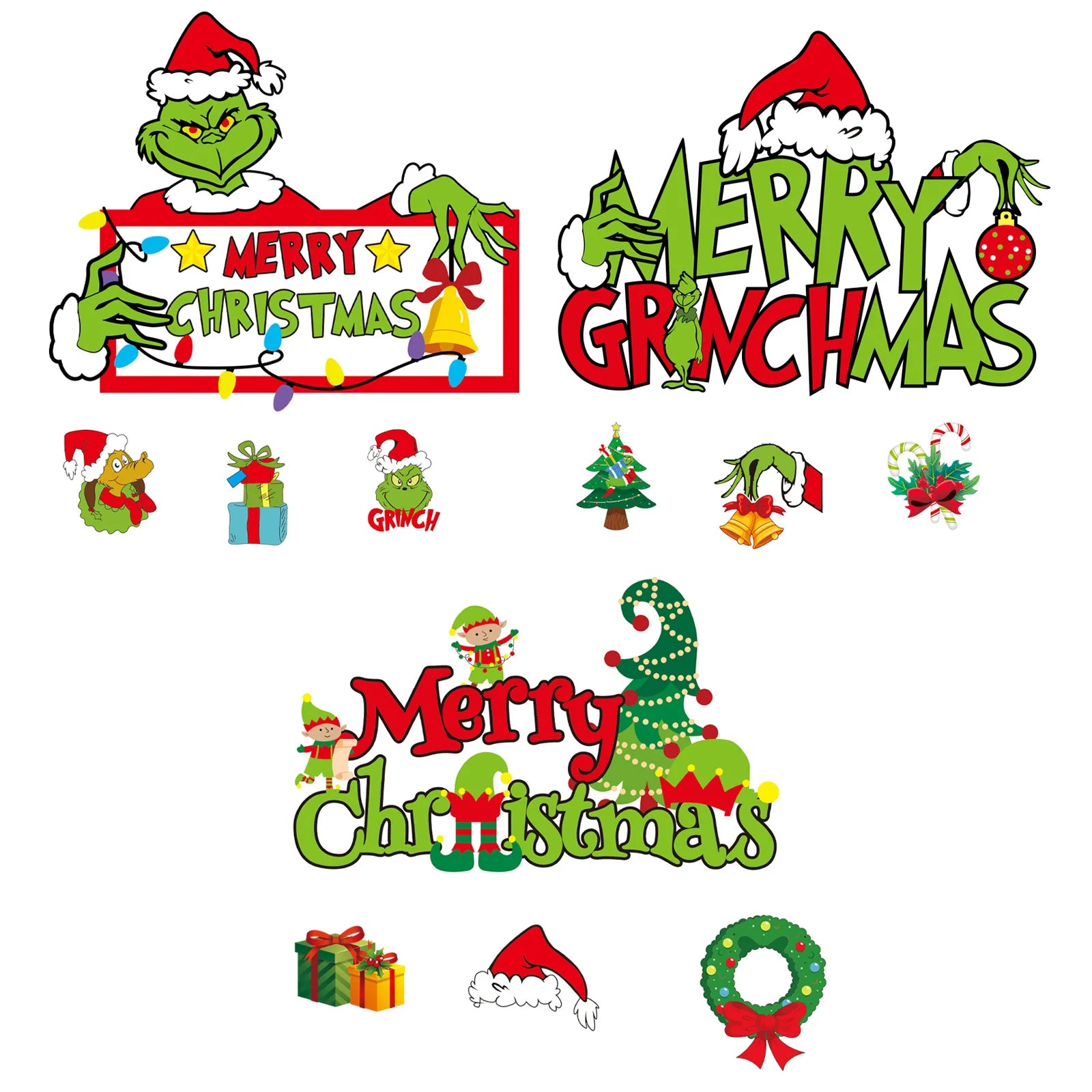 New Christmas Decorations Grinch Merry Christmas Wooden Hanging Signs for Shopping Malls/Shops/Home, Suitable for Birthdays, Travel Souvenirs, Graduation, Housewarming, Parties, Christmas, Valentine's Day, Spring Festival, Fa