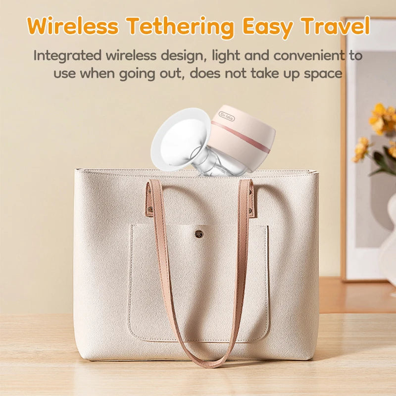 Electric Breast Pump Wearable Electric Breast Pump Milk Extractor Collector Portable Hands Free Silent Comfort Breast BPA-free