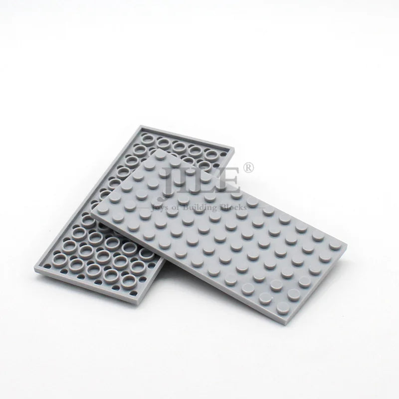 10pcs Moc Base Plate 6x12 3028 DIY Creative Enlighten Basics Building Blocks Bricks Compatible with Assembles Particles Toys