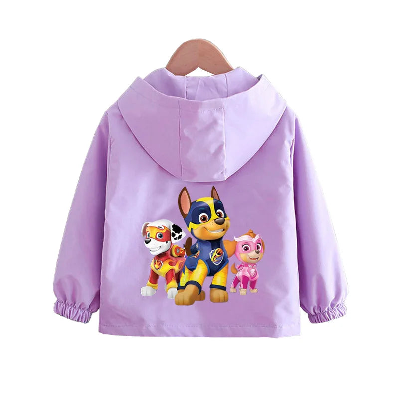 Sweat à capuche veste Manteaux Automne pat patrouille