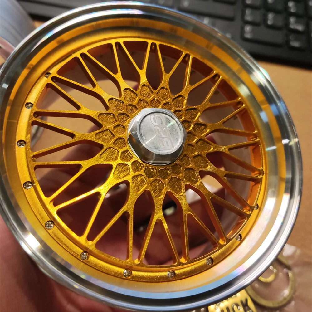 1/5 Car Model Metal Forged Assemble Refitting Wheel Hub  Creative Desktop Display  Personalized  Modification Toys Gift