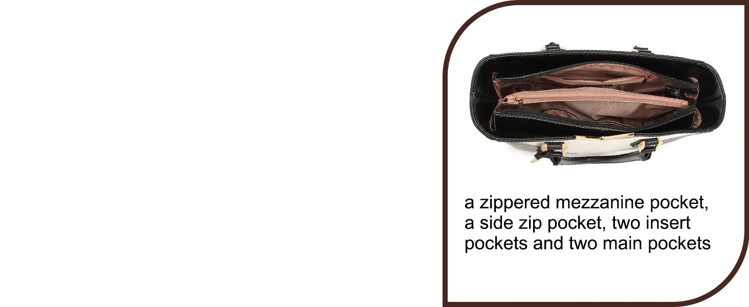 Miss Lulu WOMEN'S Handbag Shoulder bag V Shaped Design Shopper Removable Shoulder belt Synthetic leather